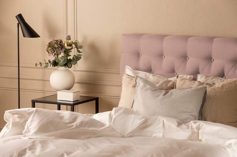 Scarlett Sengepakke 120x200 Lateksmadrass - Dypheftet gavl Rosa - Møbler - Senger - Kontinentalsenger