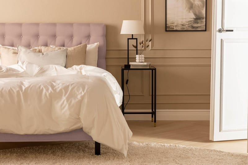 Scarlett Sengepakke 120x200 Lateksmadrass - Dypheftet gavl Rosa - Møbler - Senger - Kontinentalsenger