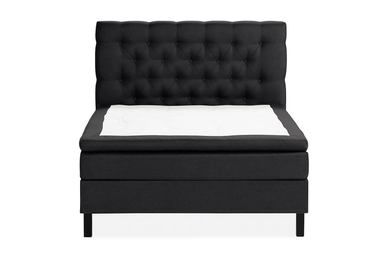 Scarlett Sengepakke 120x200 Lateksmadrass - Dypheftet gavl Svart - Møbler - Senger - Kontinentalsenger