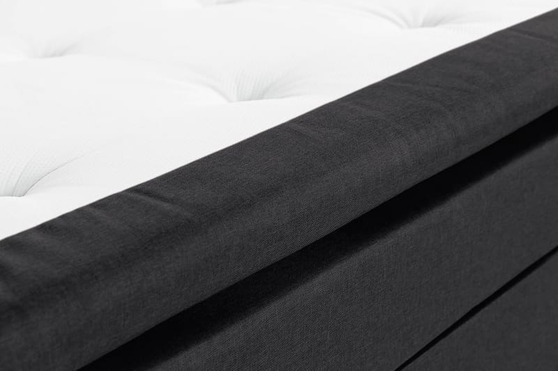 Scarlett Sengepakke 120x200 Lateksmadrass - Dypheftet gavl Svart - Møbler - Senger - Kontinentalsenger