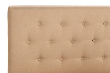 Scarlett Sengepakke 120x200 Memorymadrass - Knappet gavl Beige - Møbler - Senger - Komplett sengepakke