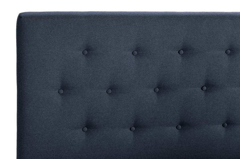 Scarlett Sengepakke 120x200 Skummadrass - Knappet gavl Blå - Møbler - Senger - Komplett sengepakke