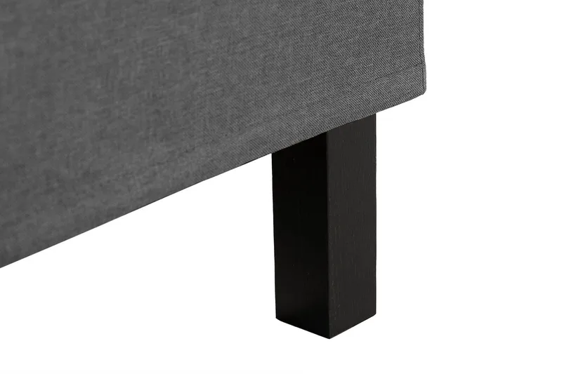 Scarlett Sengepakke 120x200 Skummadrass - Knappet gavl Mørkegrå - Møbler - Senger - Kontinentalsenger