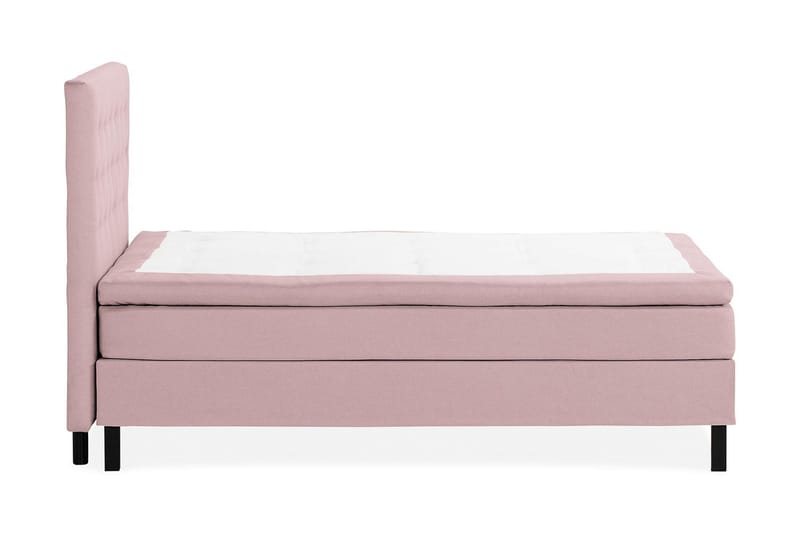 Scarlett Sengepakke 120x200 Skummadrass - Knappet gavl Rosa - Komplett sengepakke - Kontinentalsenger