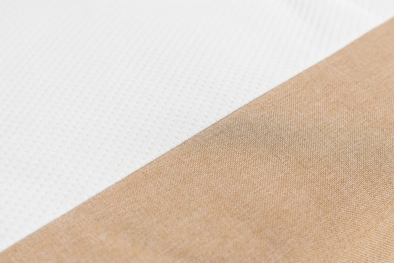 Scarlett Sengepakke 140x200 Lateksmadrass - Knappet gavl Beige - Møbler - Senger - Kontinentalsenger