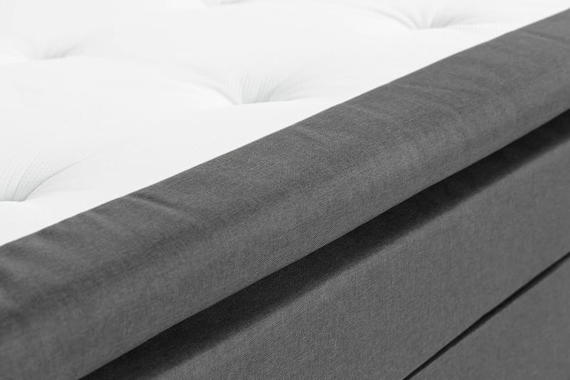 Scarlett Sengepakke 140x200 Lateksmadrass - Knappet gavl Mørkegrå - Møbler - Senger - Kontinentalsenger