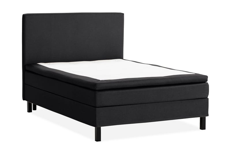 Scarlett Sengepakke 140x200 Skummadrass - Glatt gavl Svart - Møbler - Senger - Komplett sengepakke