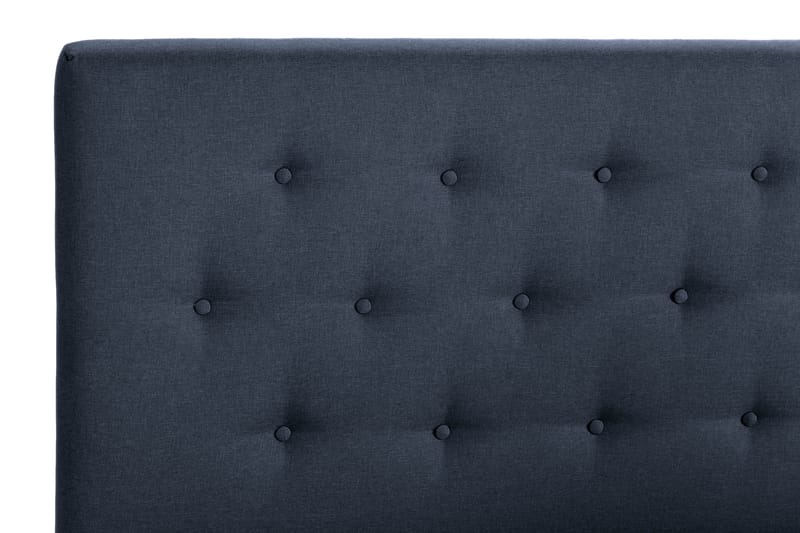 Scarlett Sengepakke 140x200 Skummadrass - Knappet gavl Blå - Møbler - Senger - Komplett sengepakke