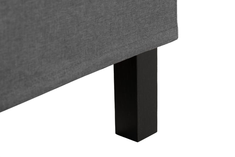 Scarlett Sengepakke 140x200 Skummadrass - Knappet gavl Mørkegrå - Møbler - Senger - Komplett sengepakke