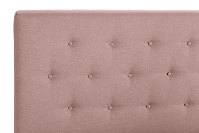 Scarlett Sengepakke 140x200 Skummadrass - Knappet gavl Rosa - Møbler - Senger - Komplett sengepakke