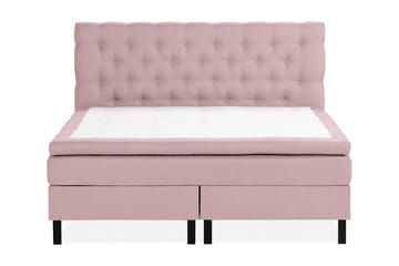 Scarlett Sengepakke 180x200 Memorymadrass - Dypheftet gavl Rosa - Møbler - Senger - Komplett sengepakke
