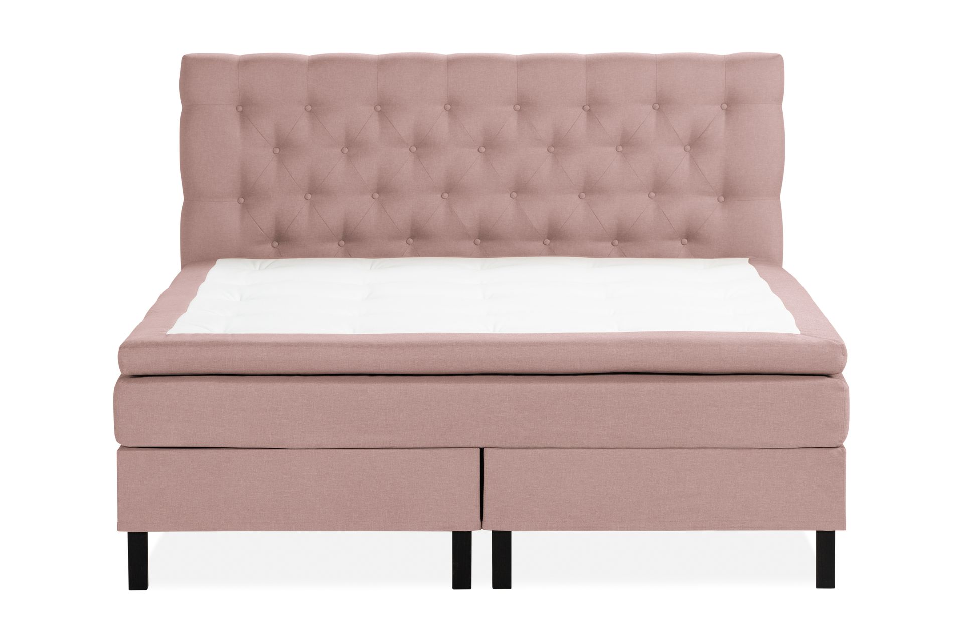 Scarlett Sengepakke 180x200 Skummadrass - Dypheftet gavl Rosa - Møbler - Senger - Komplett sengepakke