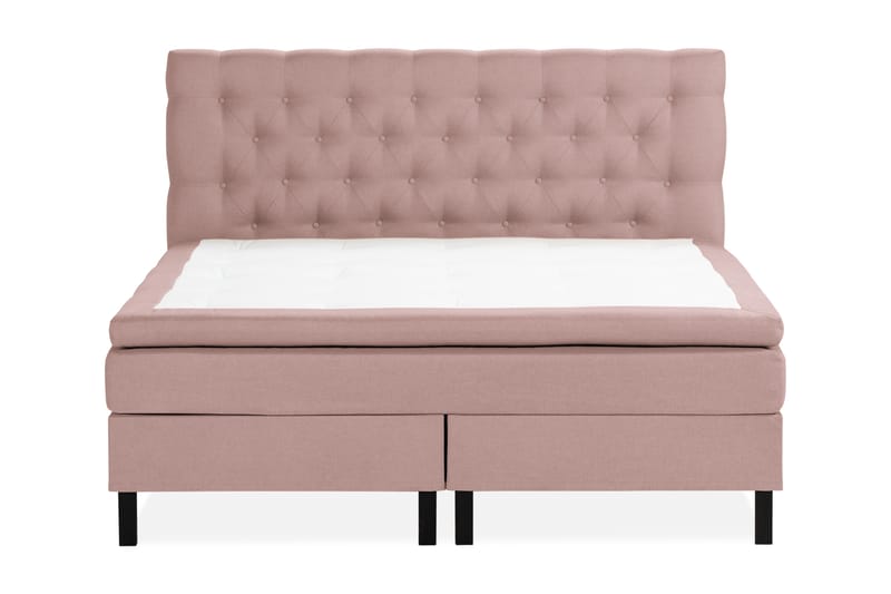 Scarlett Sengepakke 180x200 Skummadrass - Dypheftet gavl Rosa - Møbler - Senger - Komplett sengepakke