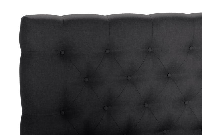 Scarlett Sengepakke 180x200 Skummadrass - Dypheftet gavl Svart - Møbler - Senger - Kontinentalsenger