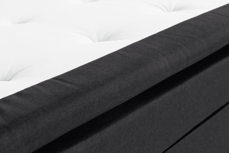Scarlett Sengepakke 180x200 Skummadrass - Dypheftet gavl Svart - Møbler - Senger - Kontinentalsenger
