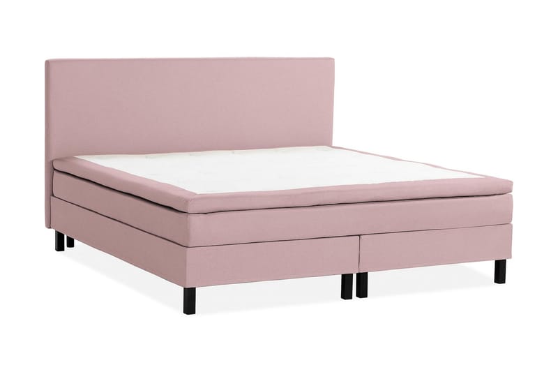 Scarlett Sengepakke 210x210 Lateksmadrass - Glatt gavl Rosa - Møbler - Senger - Komplett sengepakke