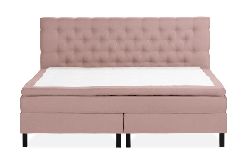 Scarlett Sengepakke 210x210 Skummadrass - Dypheftet gavl Rosa - Møbler - Senger - Kontinentalsenger