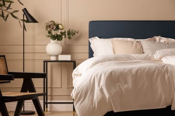 Scarlett Sengepakke 210x210 Skummadrass - Glatt gavl Blå - Møbler - Senger - Komplett sengepakke