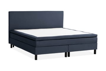 Scarlett Sengepakke 210x210 Skummadrass - Glatt gavl Blå - Møbler - Senger - Komplett sengepakke