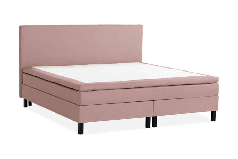 Scarlett Sengepakke 210x210 Skummadrass - Glatt gavl Rosa - Møbler - Senger - Kontinentalsenger