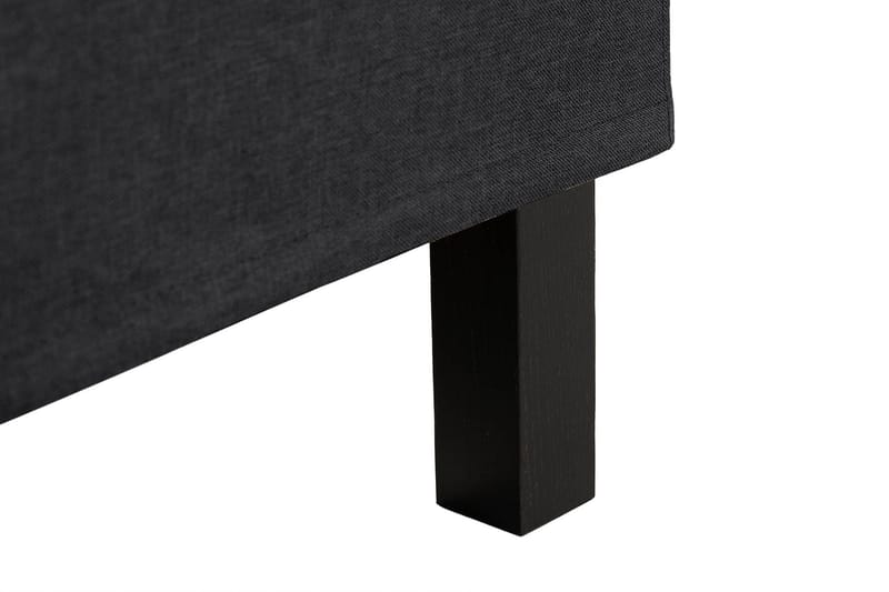 Scarlett Sengepakke 90x200 Memorymadrass - Knappet gavl Svart - Møbler - Senger - Kontinentalsenger