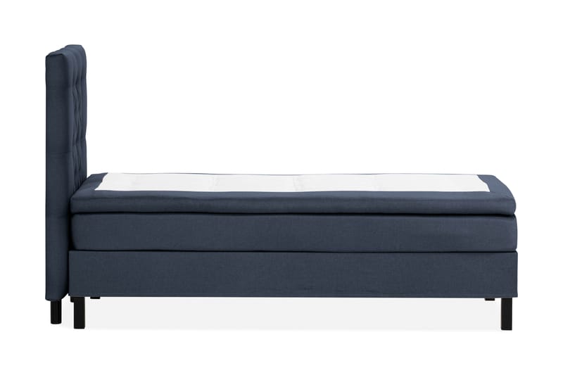 Scarlett Sengepakke 90x200 Skummadrass - Dypheftet gavl Blå - Møbler - Senger - Kontinentalsenger
