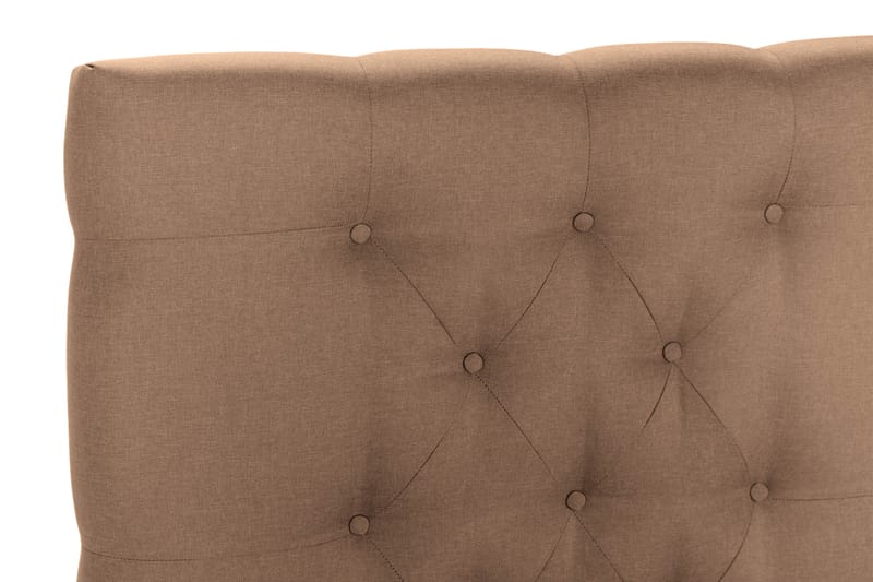 Scarlett Sengepakke 90x200 Skummadrass - Dypheftet gavl Brun - Møbler - Senger - Kontinentalsenger