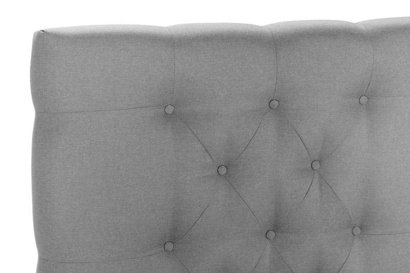 Scarlett Sengepakke 90x200 Skummadrass - Dypheftet gavl Grå - Møbler - Senger - Kontinentalsenger