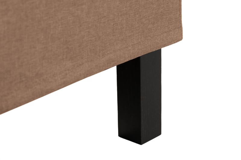 Scarlett Sengepakke 90x200 Skummadrass - Knappet gavl Brun - Møbler - Senger - Kontinentalsenger