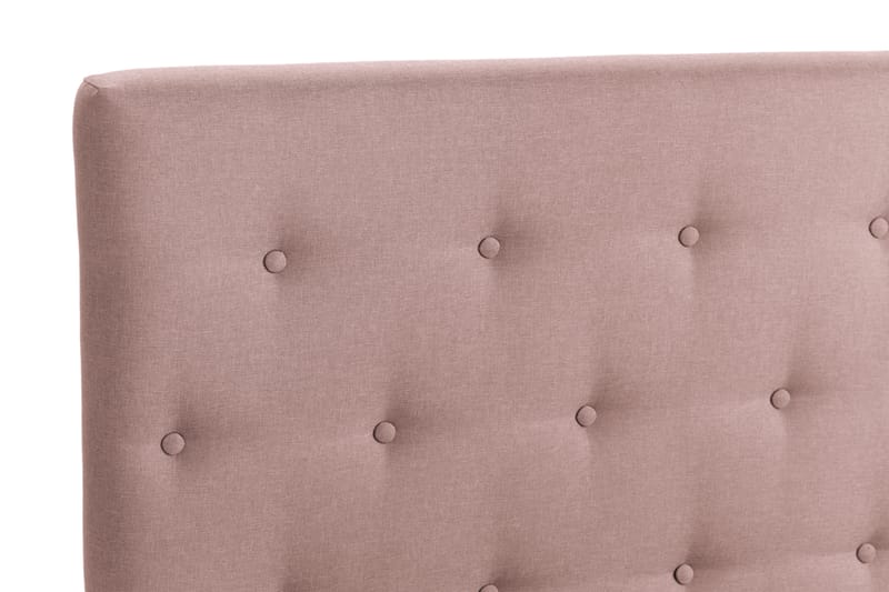 Scarlett Sengepakke 90x200 Skummadrass - Knappet gavl Rosa - Møbler - Senger - Komplett sengepakke