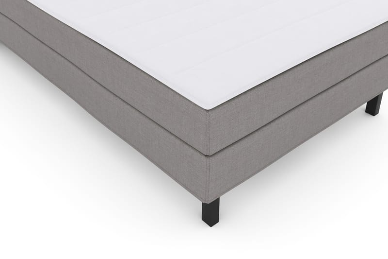 Select No 1 Komplett Sengepakke 120x200 - Lysegrå/Svarta Ben - Møbler - Senger - Kontinentalsenger