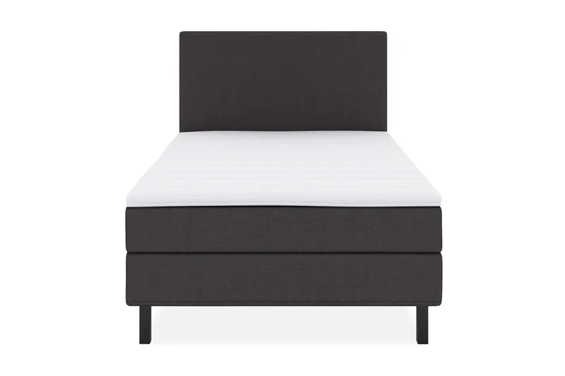 Select No 1 Komplett Sengepakke 120x200, Mørkegrå/Svarta Ben