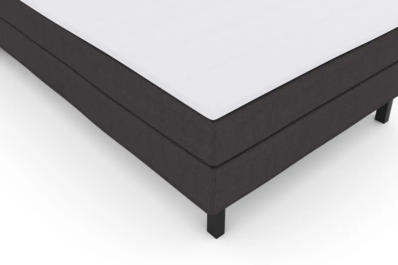 Select No 1 Komplett Sengepakke 120x200 - Mørkegrå/Svarta Ben - Møbler - Senger - Kontinentalsenger