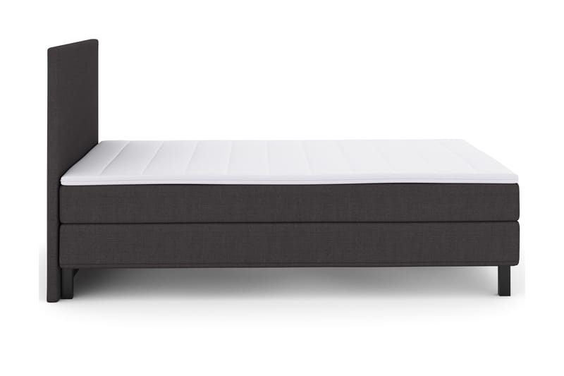 Select No 1 Komplett Sengepakke 120x200 - Mørkegrå/Svarta Ben - Møbler - Senger - Kontinentalsenger