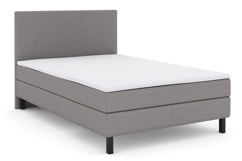Select No 1 Komplett Sengepakke 140x200 - Lysegrå/Svarta Ben - Møbler - Senger - Komplett sengepakke