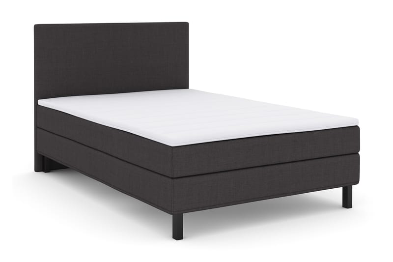 Select No 1 Komplett Sengepakke 140x200 - Mørkegrå/Svarta Ben - Møbler - Senger - Komplett sengepakke