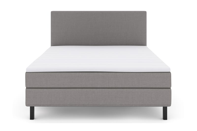 Select No 1 Komplett Sengepakke 160x200 - Lysegrå/Svarta Ben - Møbler - Senger - Komplett sengepakke