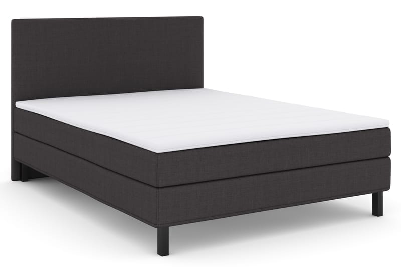 Select No 1 Komplett Sengepakke 160x200 - Mørkegrå/Svarta Ben - Møbler - Senger - Komplett sengepakke
