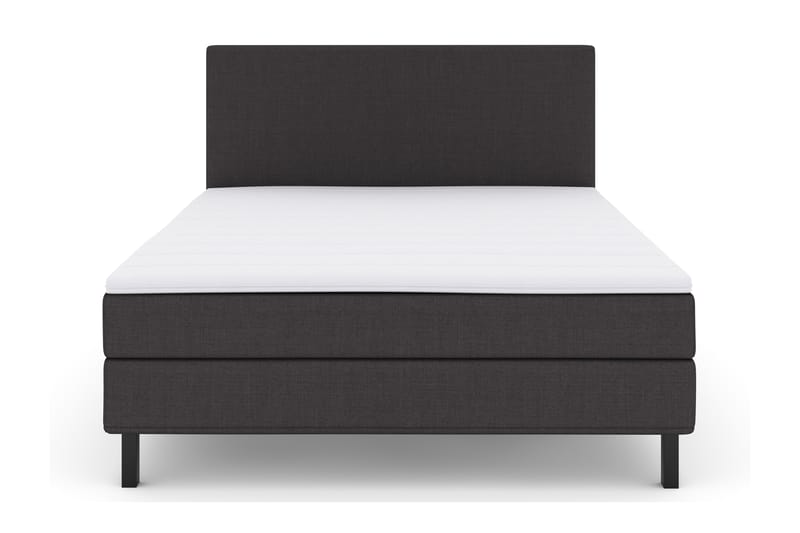 Select No 1 Komplett Sengepakke 160x200 - Mørkegrå/Svarta Ben - Møbler - Senger - Komplett sengepakke