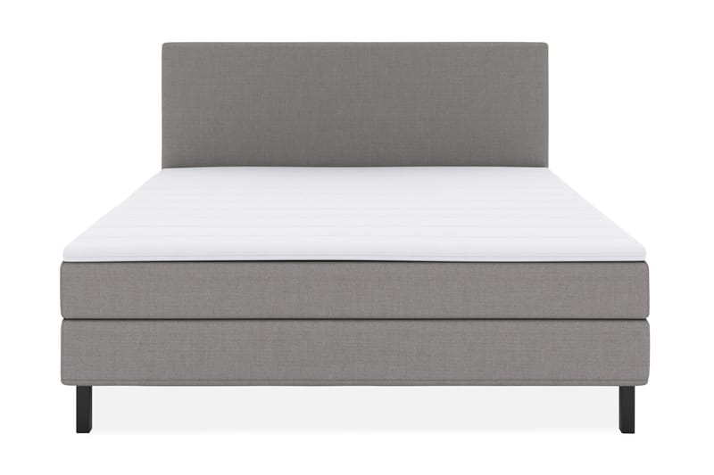 Select No 1 Komplett Sengepakke 180x200 - Lysegrå/Svarta Ben - Møbler - Senger - Kontinentalsenger