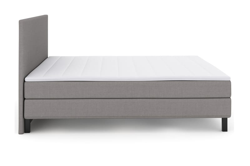 Select No 1 Komplett Sengepakke 180x200 - Lysegrå/Svarta Ben - Møbler - Senger - Komplett sengepakke