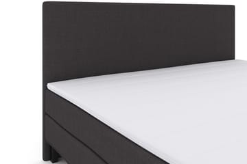 Select No 1 Komplett Sengepakke 210x210 - Mørkegrå/Svarta Ben - Møbler - Senger - Komplett sengepakke