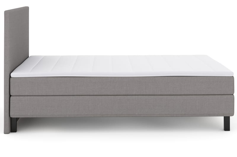 Select No 2 Komplett Sengepakke 120x200 - Lysegrå/Svarta Ben - Møbler - Senger - Komplett sengepakke