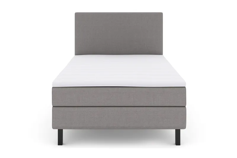 Select No 2 Komplett Sengepakke 120x200 - Lysegrå/Svarta Ben - Møbler - Senger - Kontinentalsenger