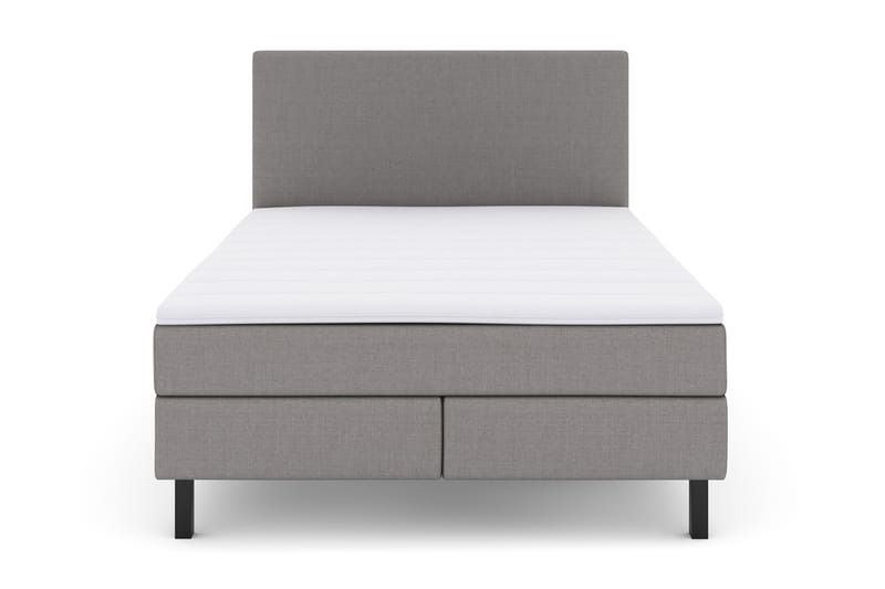 Select No 2 Komplett Sengepakke 140x200 - Lysegrå/Svarta Ben - Møbler - Senger - Komplett sengepakke