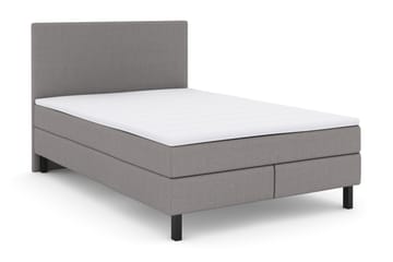 Select No 2 Komplett Sengepakke 140x200 - Lysegrå/Svarta Ben - Møbler - Senger - Komplett sengepakke