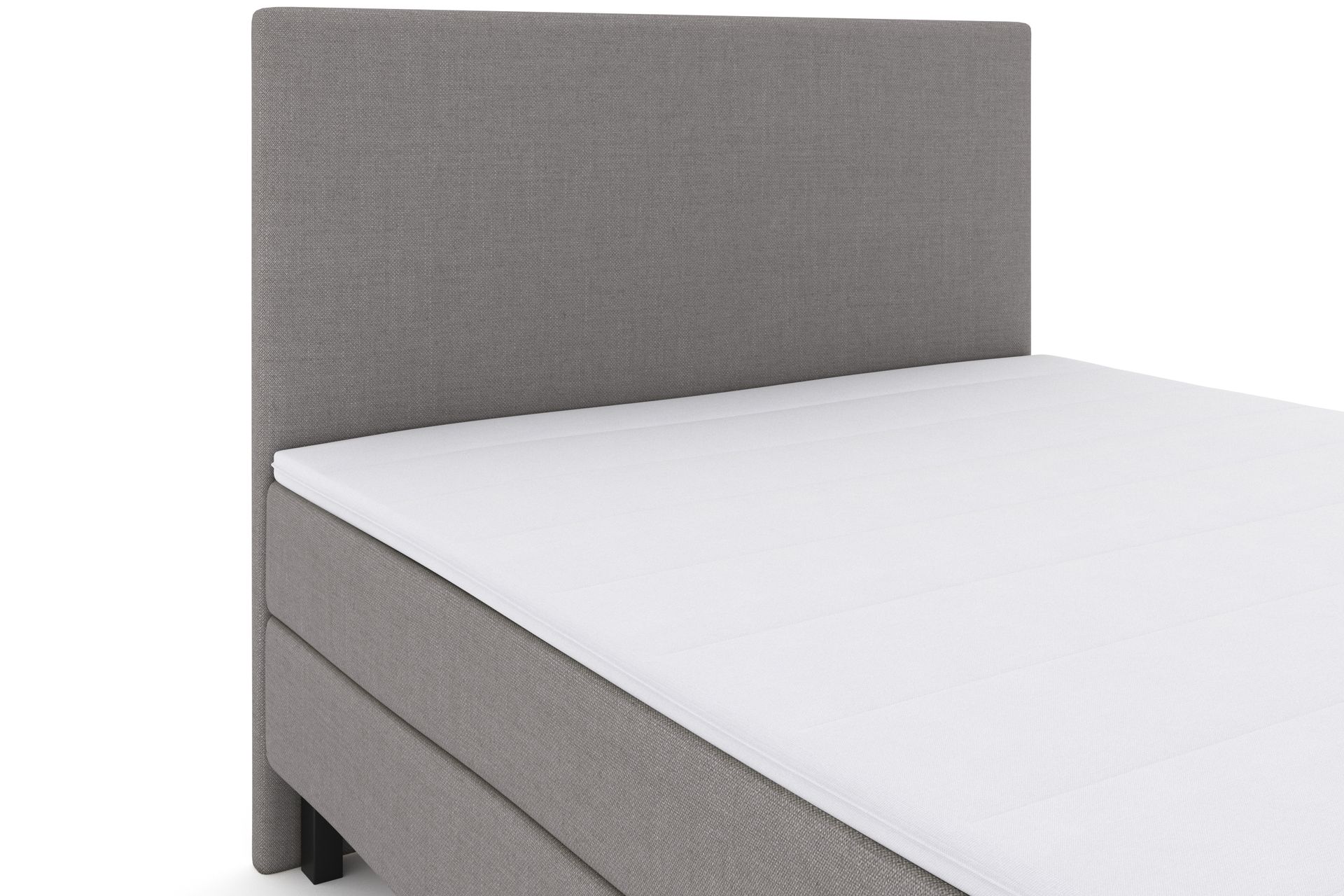 Select No 2 Komplett Sengepakke 140x200 - Lysegrå/Svarta Ben - Møbler - Senger - Komplett sengepakke