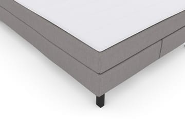 Select No 2 Komplett Sengepakke 140x200 - Lysegrå/Svarta Ben - Møbler - Senger - Komplett sengepakke