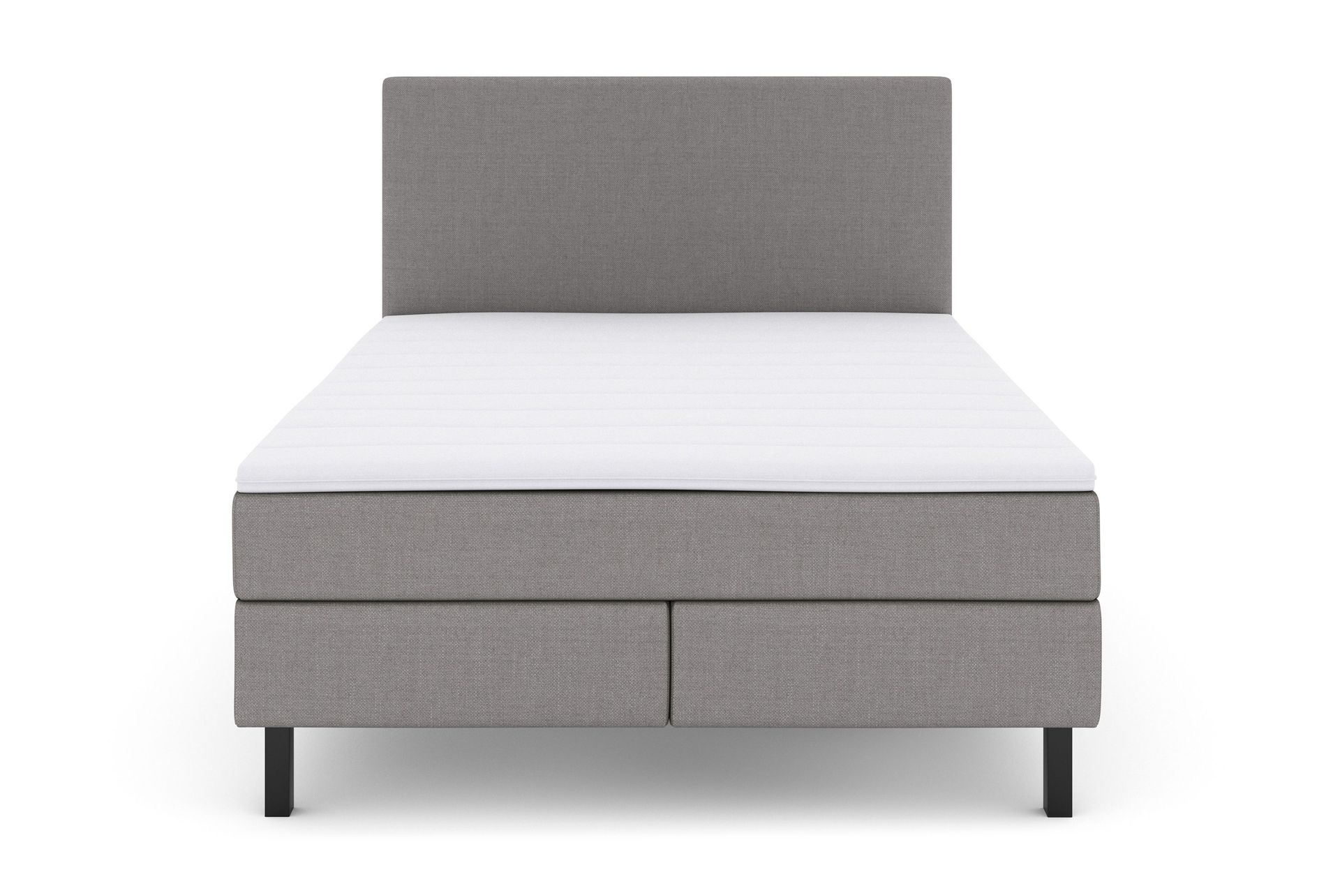 Select No 2 Komplett Sengepakke 140x200 - Lysegrå/Svarta Ben