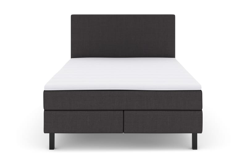Select No 2 Komplett Sengepakke 140x200 - Mørkegrå/Svarta Ben - Møbler - Senger - Komplett sengepakke